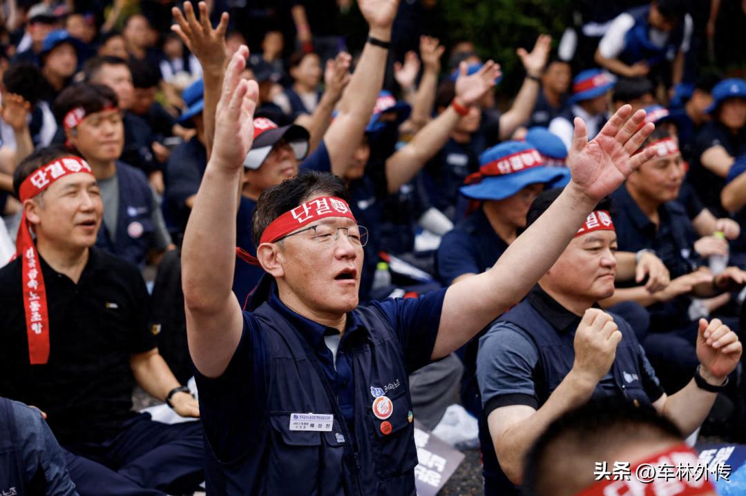 不想被机器人取代，韩国现代汽车4万工人大罢工