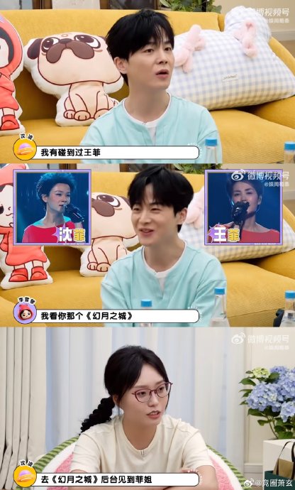 王菲看完沈凌模仿后补了什么话？