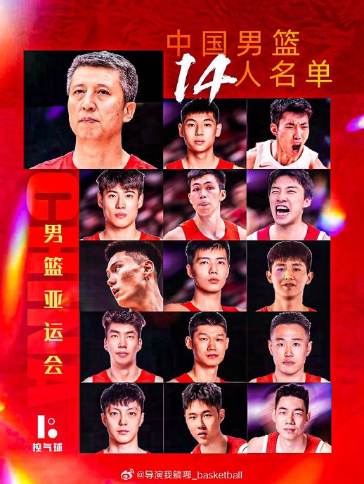 中国男篮亚运会名单：周琦杨瀚森赵继伟为何落选？