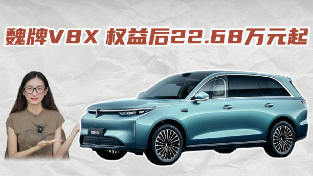 权益后22.68万元起 魏牌V8X上市 底盘是它的卖点优势？