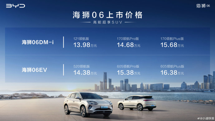 海狮06落地价2026