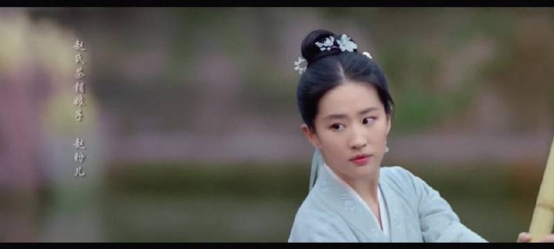 赵盼儿撑竹竿划船还挺是那么回事啊！我自己也撑过船，那是相当的难