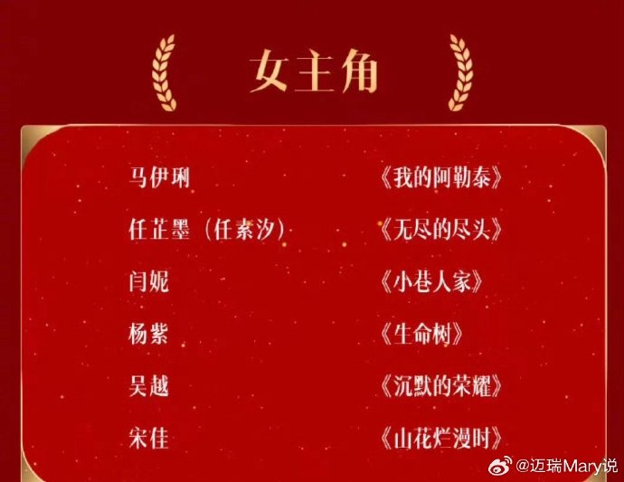 杨幂赵丽颖落选!金鹰奖提名引热议,评审机制大改 杨幂赵丽颖落选!金鹰奖提名引热议,评审机制大改