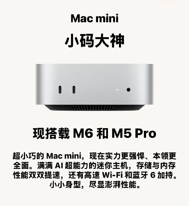 苹果Mac mini M6版6999元，两年涨价2500元值得买吗？