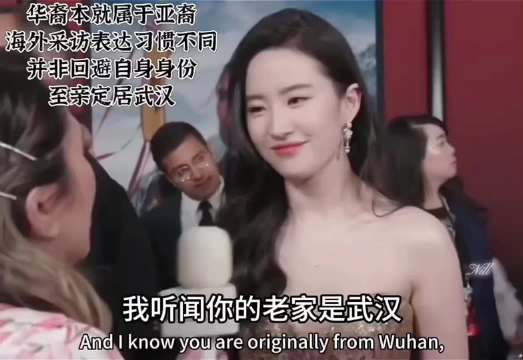 澄清：不要单凭一句话，随意曲解刘亦菲，刘亦菲面对外媒采访…