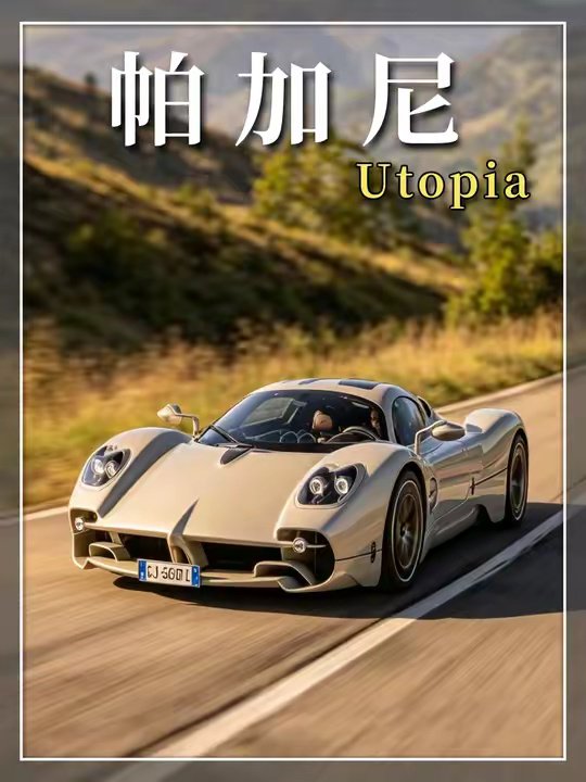 纯手搓的顶级玩具，超级跑车-帕加尼 Utopia！