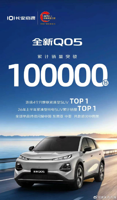 长安启源Q05最新销量数据
