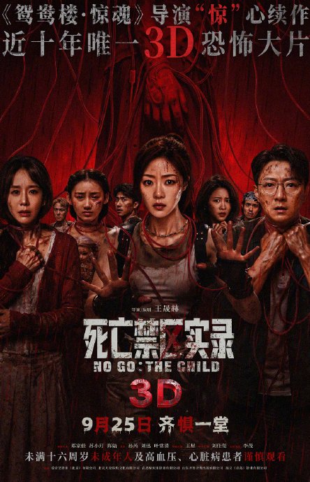 3D恐怖片《死亡禁区实录》定档，邓家佳苏小玎主演