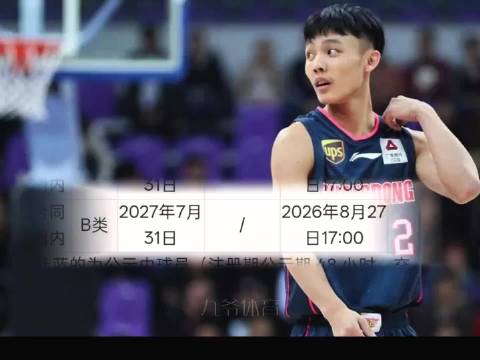徐杰还在拿童工工资 广东男篮 徐杰