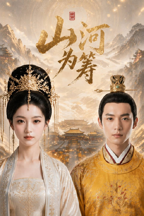 短剧·山河为筹-第32集-大御皇帝御景珩苦寻左肩带红痣的宿命之女以破除皇室危局。宫女孟云汐意外卷入其中，两人结下深厚情缘
