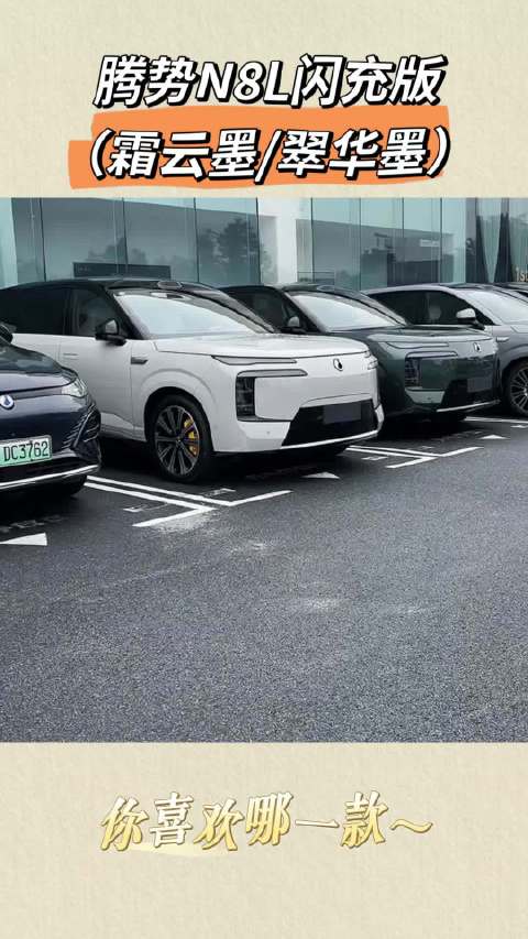 腾势N8L闪充版，霜云墨对比翠华墨，你选谁