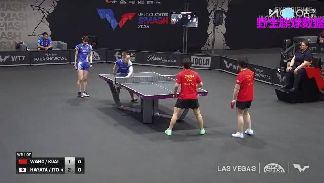 蒯曼/王艺迪女双回顾 WTT美国大满贯 对阵早田希娜/伊藤美诚 第四局
