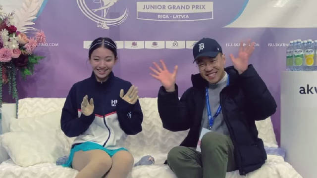 陈卓莹2026JGP拉脱维亚站自由滑全成，总分131.65
