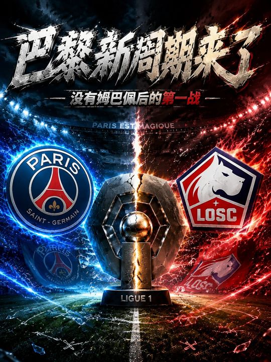 巴黎新周期来了 一个时代结束，一个新时代开始。姆巴佩离开后，巴黎第一次站在聚光灯下接受质疑。是巨星离开让他们失去锋芒，还