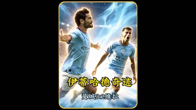 曼城五分钟史诗级逆转，伊蒂哈德成为收官战逆转之王罗德里