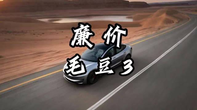 特斯拉Model3廉价版你会考虑吗？预计起售价14.5万