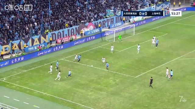 大连英博1-0力克上海申花，晋级足协杯四强