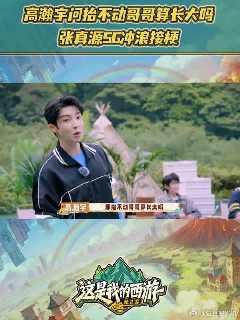 张真源网速在线秒接梗“算哥哥太重”