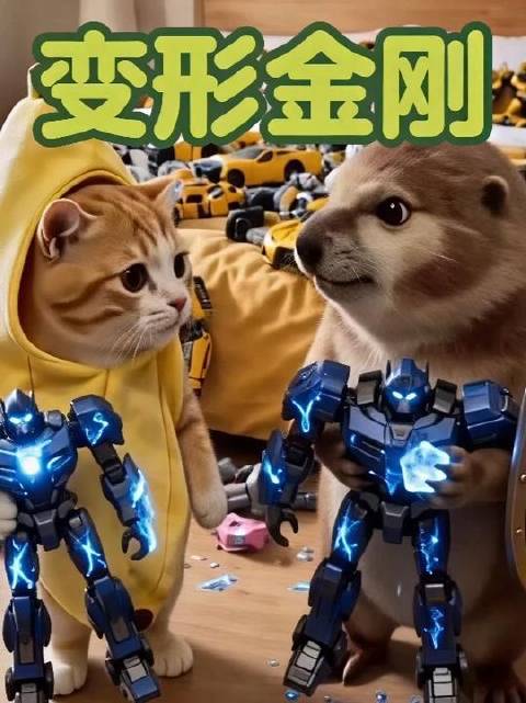 今日携手比比拉布与刀盾，闯入变形金刚宇宙