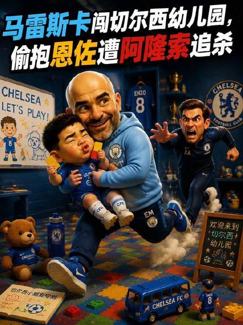马雷斯卡突袭切尔西幼儿园，抱走恩佐引阿隆索火速围堵
