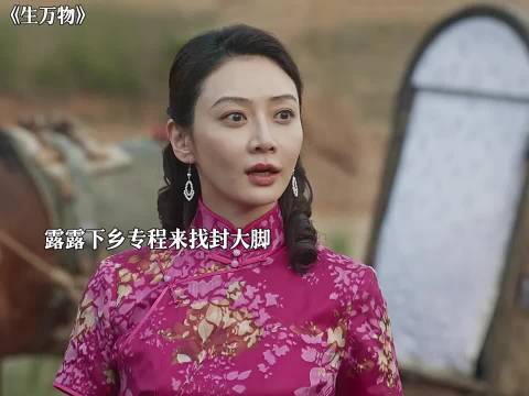 露露对来封大脚一见倾心，主动追到村里寻他