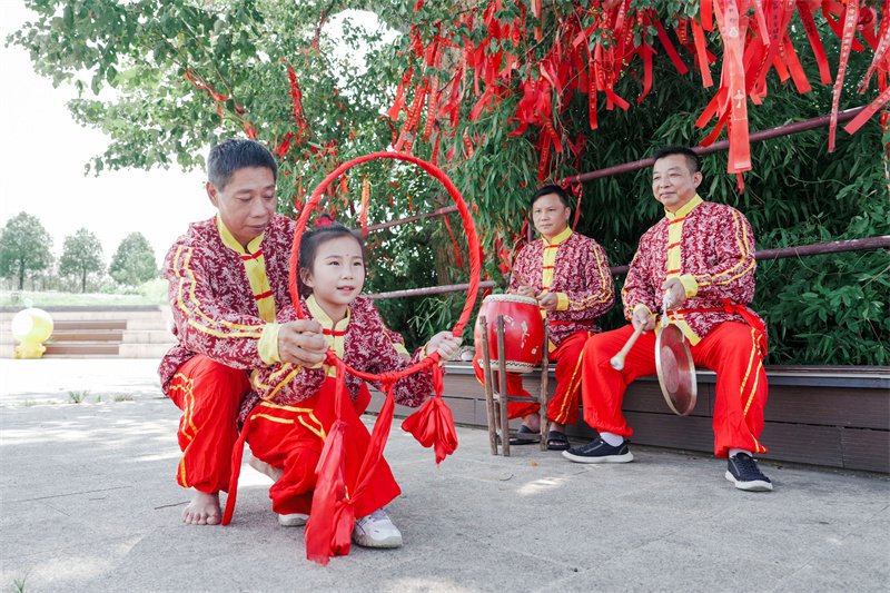 薪火相传学傩舞非遗润童心