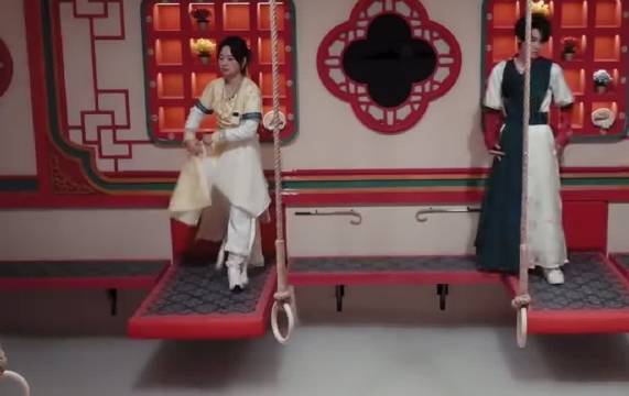 张真源密室大逃脱中主动荡绳帮娜扎