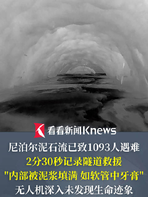 无人机记录尼泊尔救援