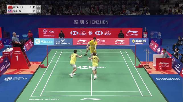 毅柏两局不敌对手止步男双次轮 陈柏阳/刘毅 13-21、18-21…