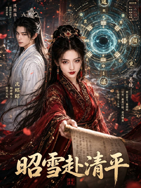 短剧·昭雪赴清平-第13集-现代打工人张翠花因长期加班猝死，意外穿越到丞相府嫡女慕昭昭身上——原主性情软弱，被庶妹慕妍悦