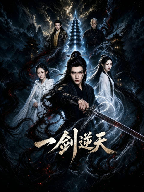短剧·一剑逆天-第33集-叶玄，青城叶府废世子，携病重妹妹被逐出家族。绝境中，父亲遗物开启界狱塔，塔中神秘女子简自在助他