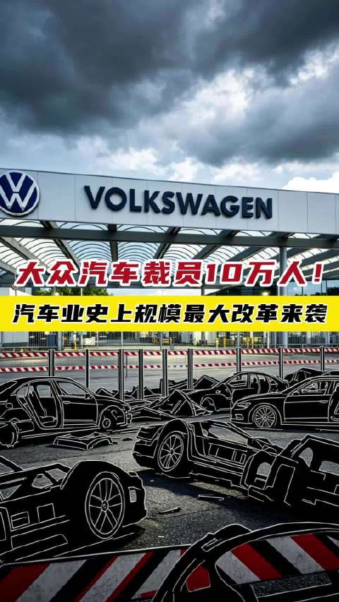 大众汽车裁员10万人! 汽车业史上规模最大改革来袭