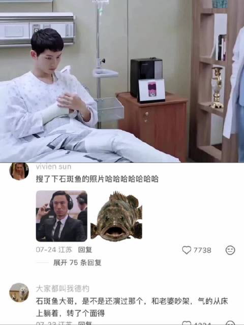 《太阳的后裔》石斑鱼名场面堂堂来袭