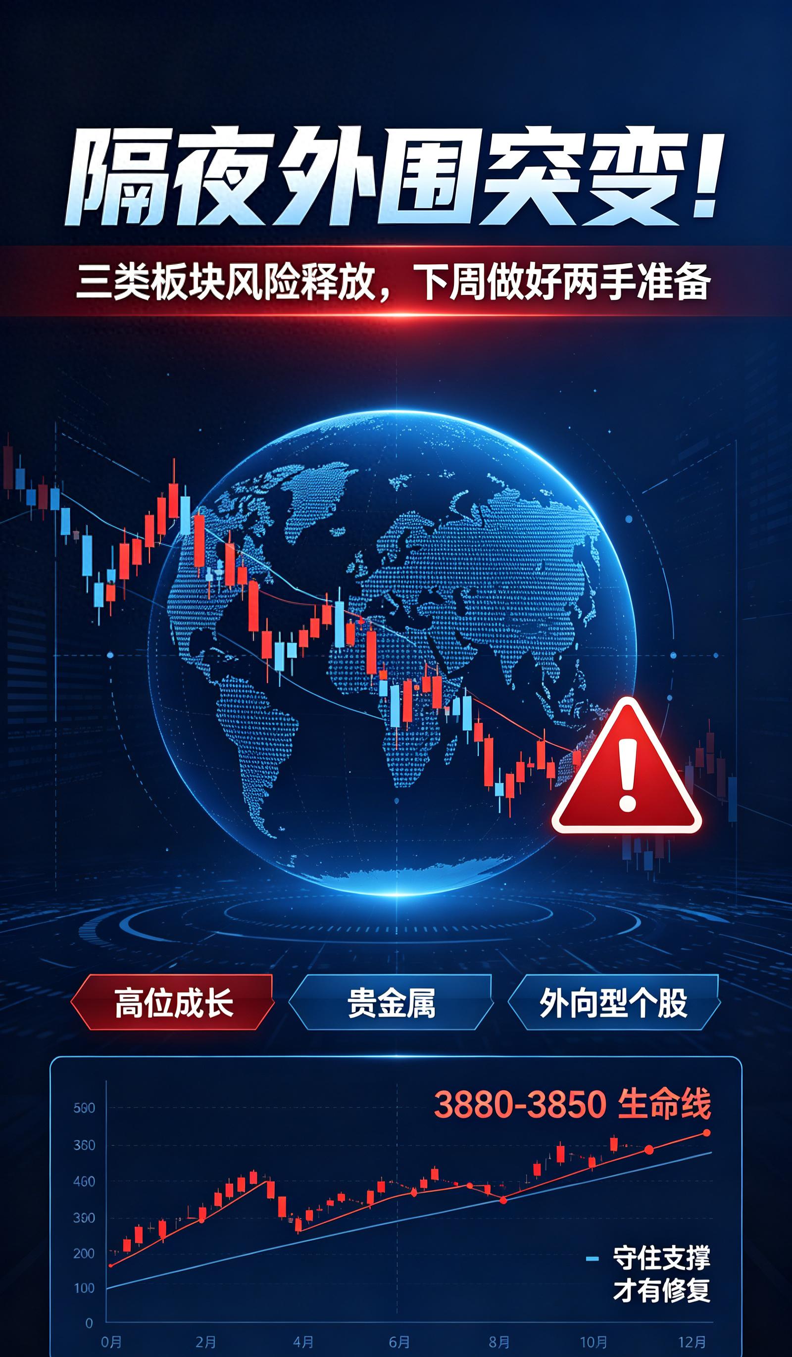 隔夜外围突变！三类板块风险释放，下周做好两手准备