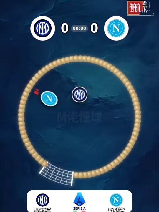 M佬懂球｜意甲 国际米兰 VS 那不勒斯 ⚽比分紧咬不放，这场较量谁能把优势保持到最后？国际米兰 那不勒斯 意甲