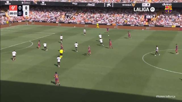 巴萨5比0大胜瓦伦西亚，稳居榜首