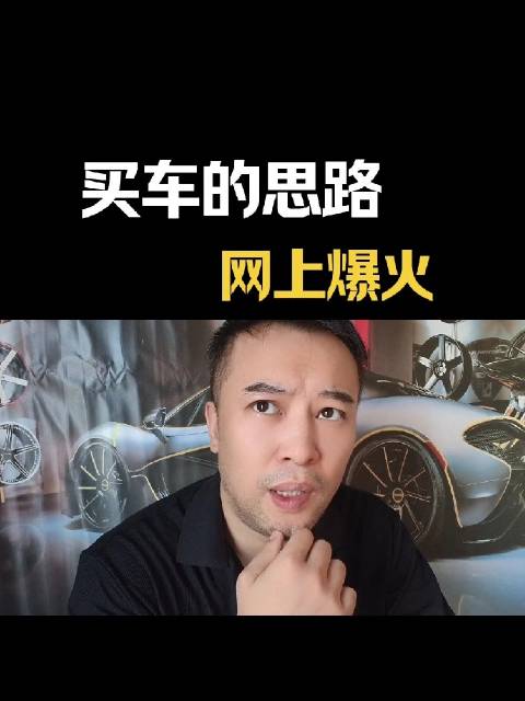 网上爆火的买车思路