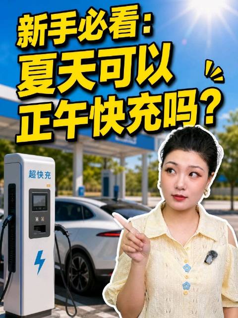 别在中午暴晒后给电车快充，电池损耗悄悄变快，正确充电方式收好！