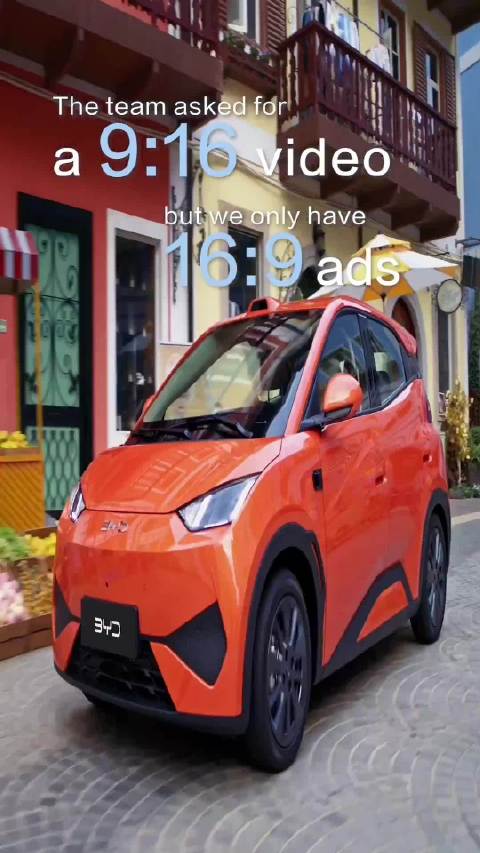 BYD Global发的，拍了16:9的素材，老板缺要求发9:16的片子