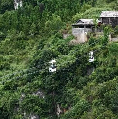 景区摆渡车、悬崖电梯、高空缆车……尼朱河峡谷再添“空中校车”，3小时上学路缩短至约30分钟