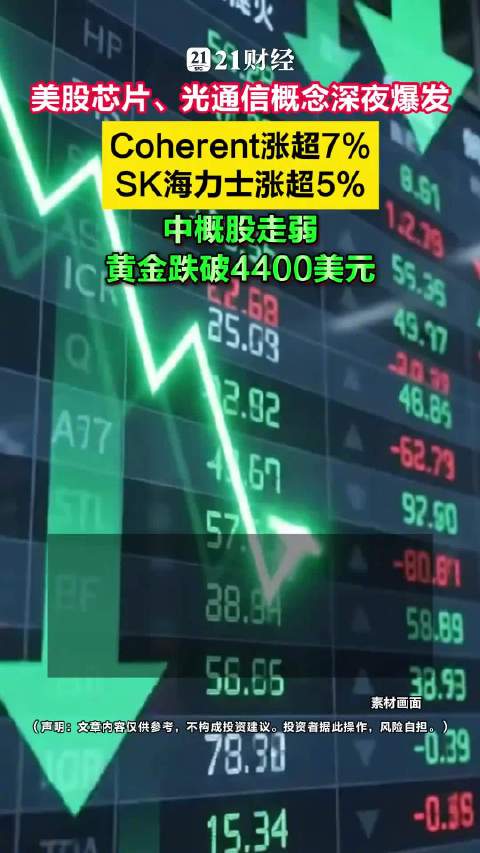 美股芯片光通信概念深夜爆发，中概股走弱