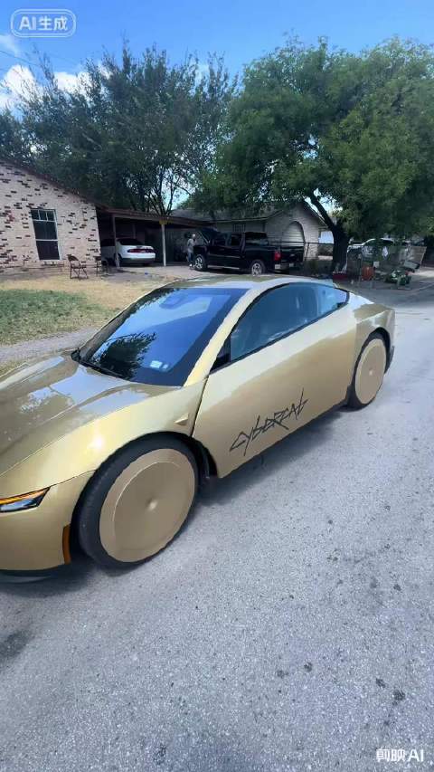 网友在美国体验Cybercab，特斯拉Robotaxi，无人驾驶出租车，看着如何？