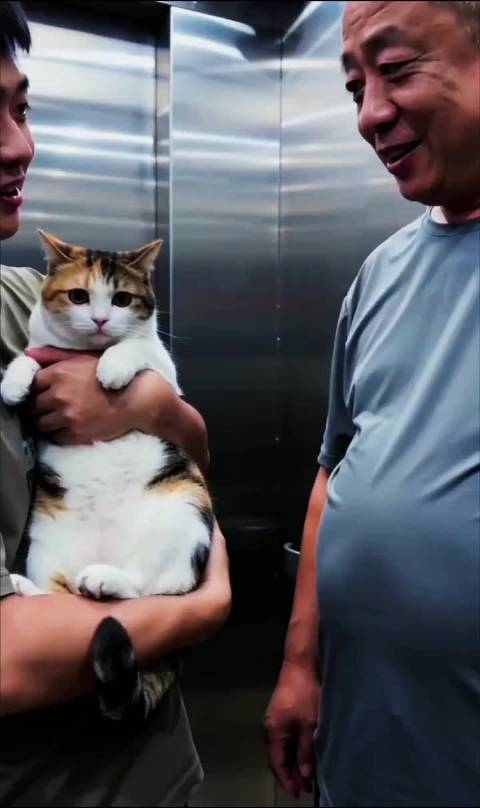 电梯猫咪神反击