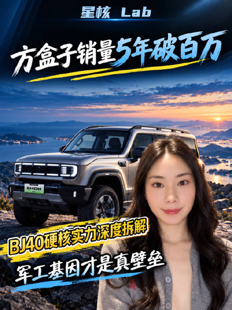 5年暴涨近8倍！方盒子从小众变主流，BJ40为何能连续7个月销冠？