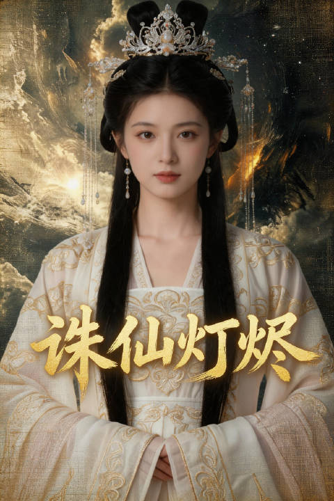 短剧·诛仙灯烬-第24集-凡人少女陆清霜亲历神魔情感纷争引发的人间灾厄，眼见无数无辜生灵因神明私念殒命，决意踏上探寻真相