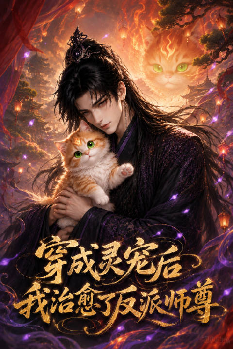 短剧·穿成灵宠后，我治愈了反派师尊-第16集-女主意外穿书，化作一只金猫降临烬寒峰，成为悲情反派顾云阡的灵宠。她知晓师尊
