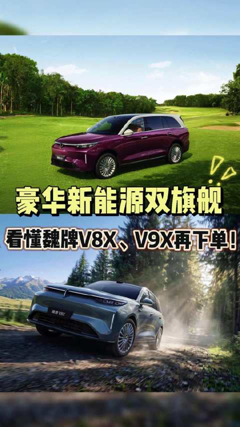 豪华新能源双旗舰，看懂魏牌V9X、V8X再下单