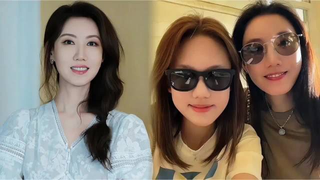 高露圈外老公首次曝光，同框画面十分甜蜜，曾公开自曝已儿女双全