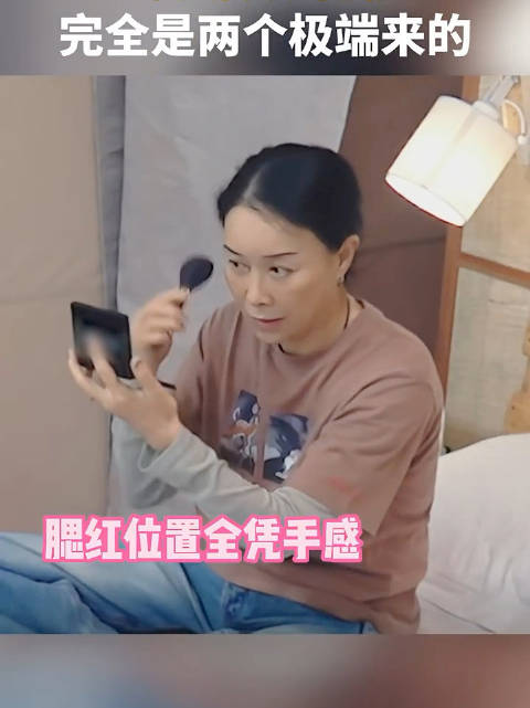 那英陈数化妆完全是两个极端来的
