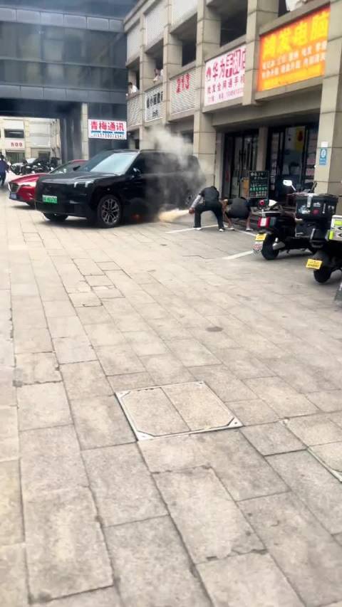 领克车底起火疑因充电宝，官方尚未确认